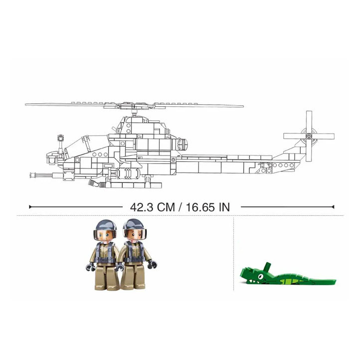 MB AH-1Z Attack Helicopter 482 pcs