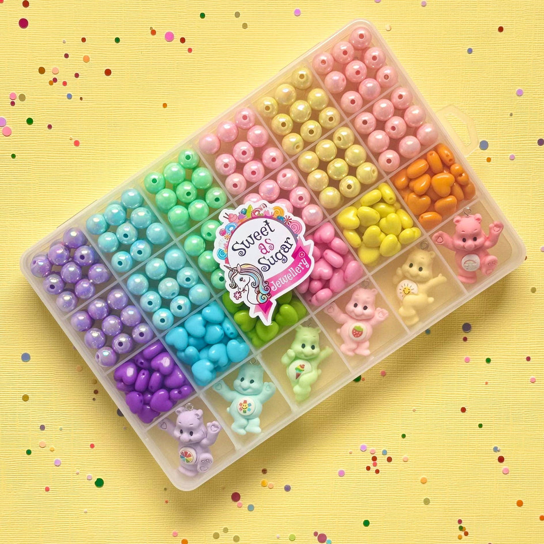 Jewellery Making Kit | Large - Rainbow Bear