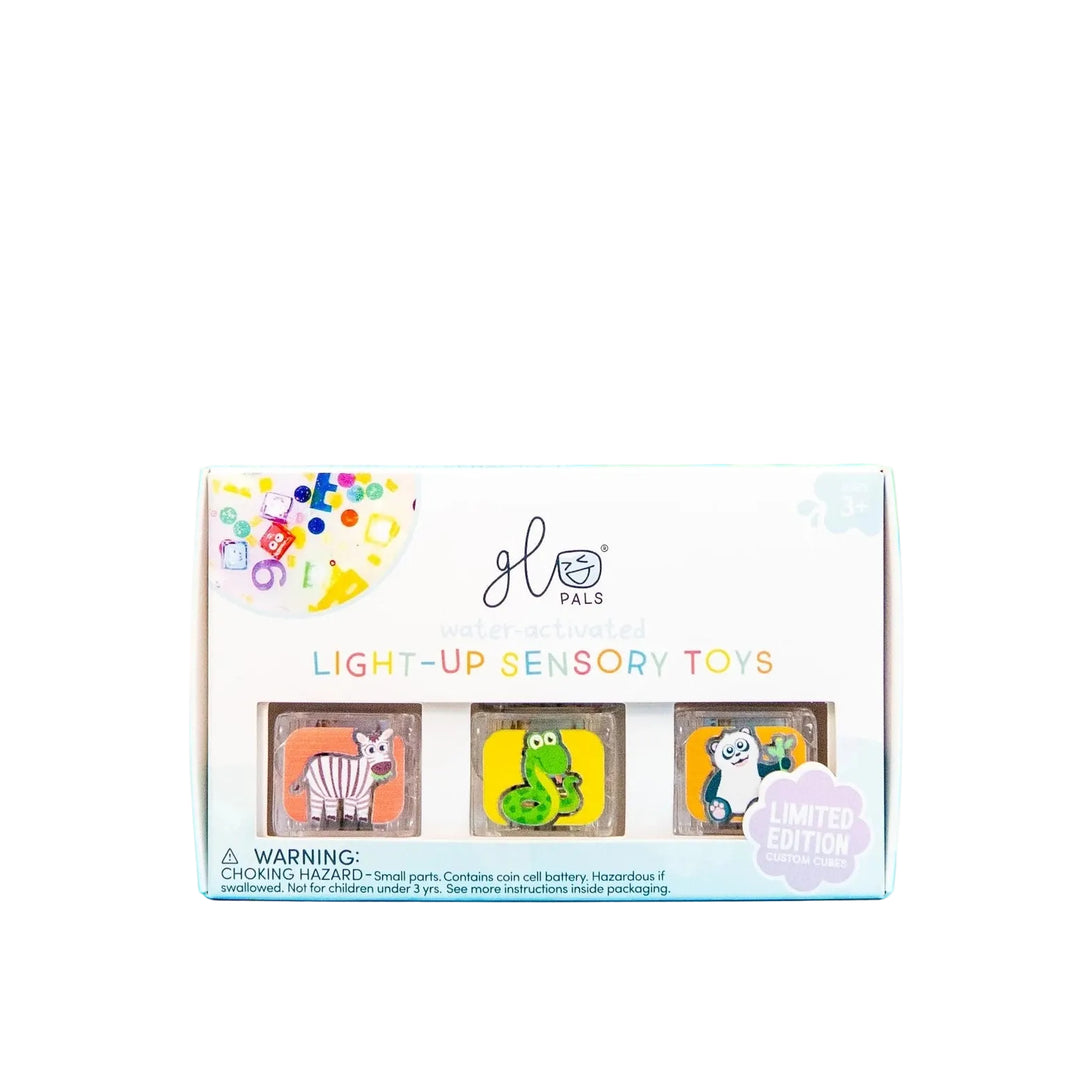 Glo Pal Light-Up Cubes - Zoo Animals