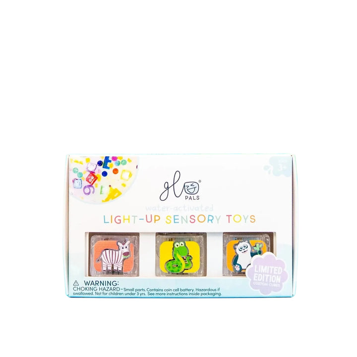 Glo Pal Light-Up Cubes - Zoo Animals
