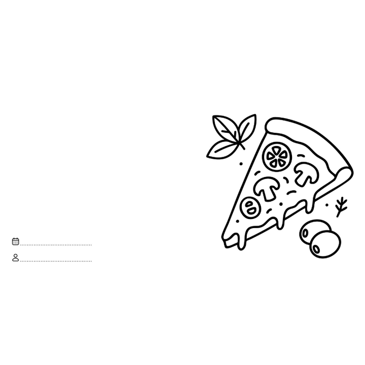 Sassi Colouring Book Square - Food