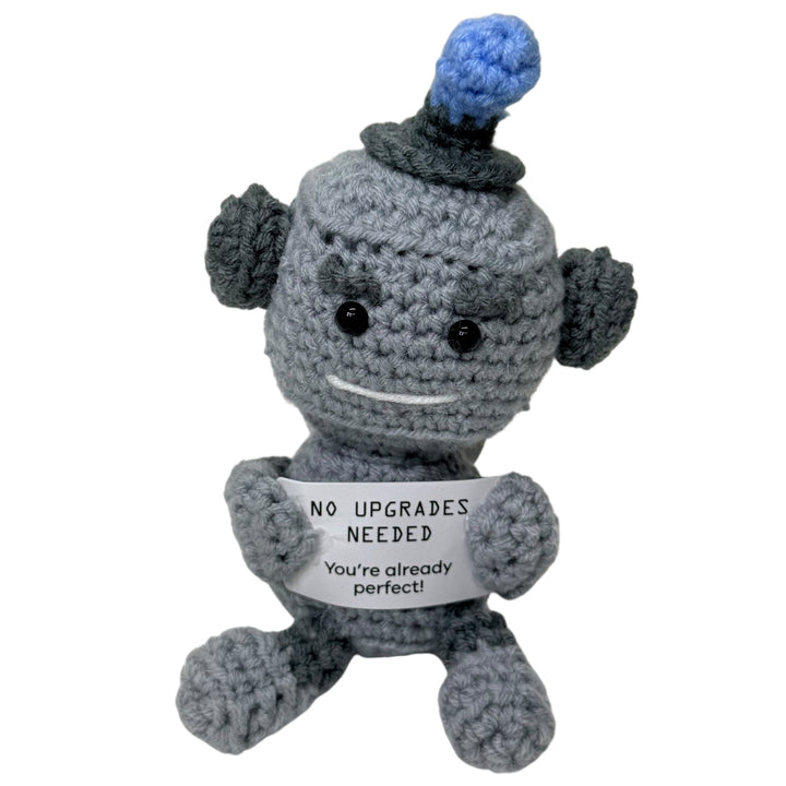Mini Hand Crochet Plush Support | No Upgrades Needed...Robot