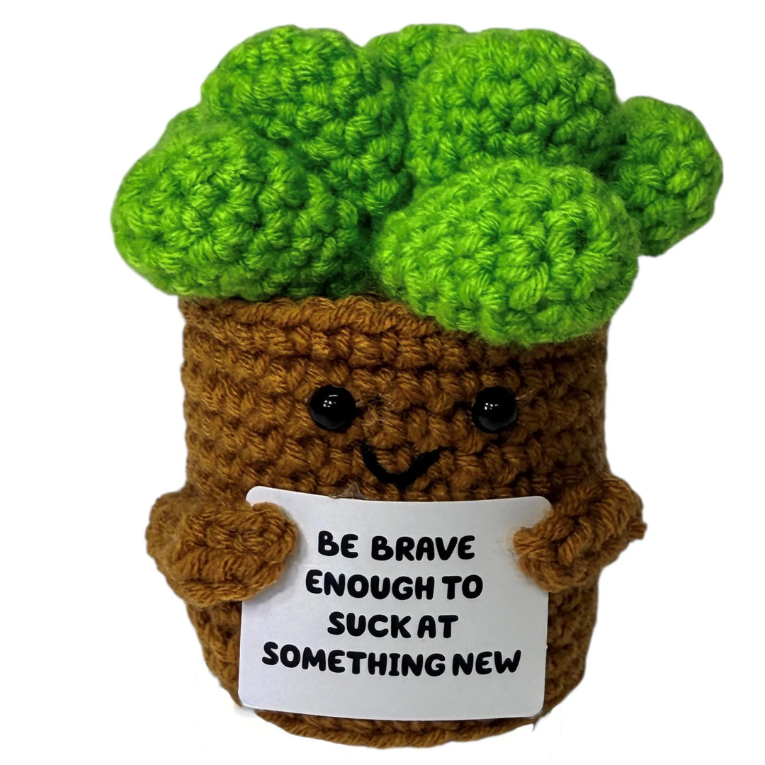 Mini Hand Crochet Plush Support | Be Brave Succulent
