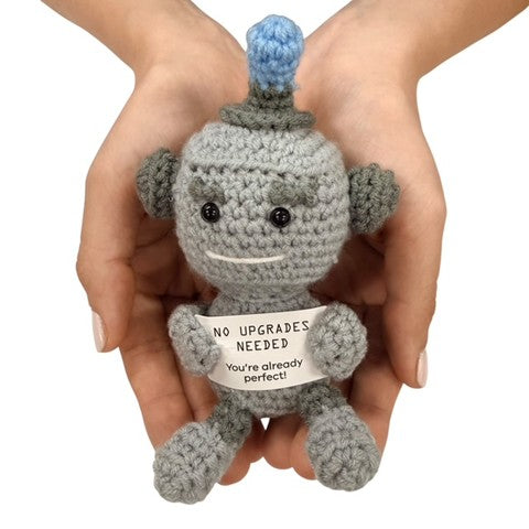 Mini Hand Crochet Plush Support | No Upgrades Needed...Robot