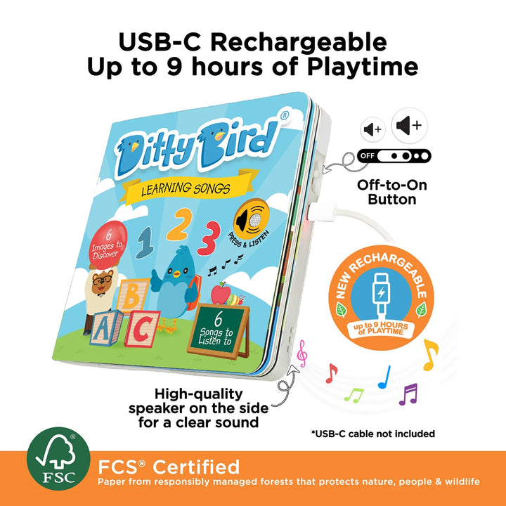 Ditty Bird Sound Book | Learning Songs