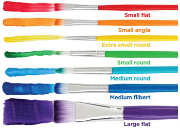 Rainbow Brush Set
