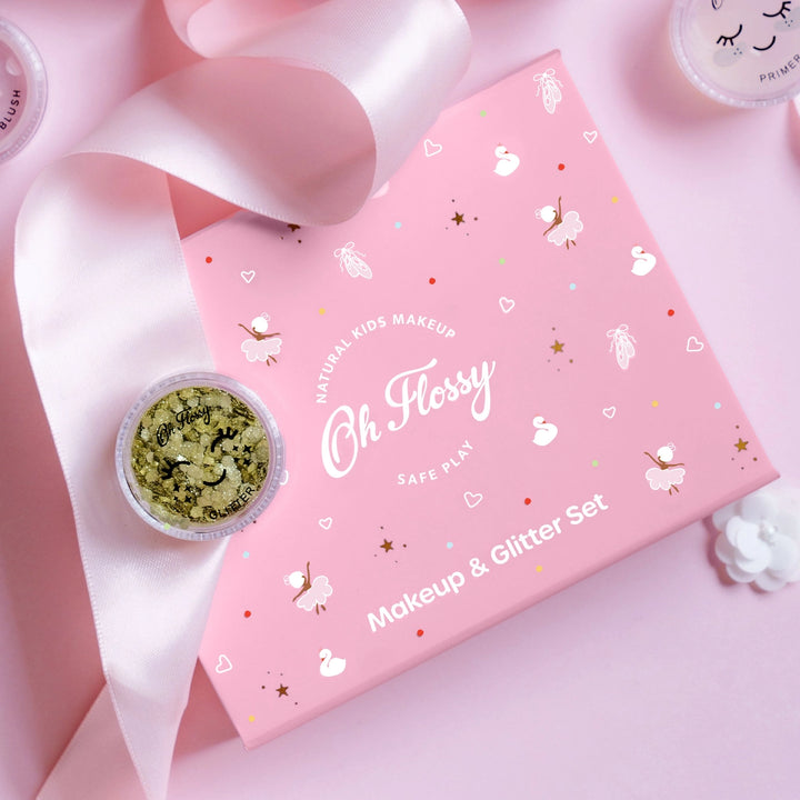 Oh Flossy Makeup & Glitter Set - Ballet Sparkle
