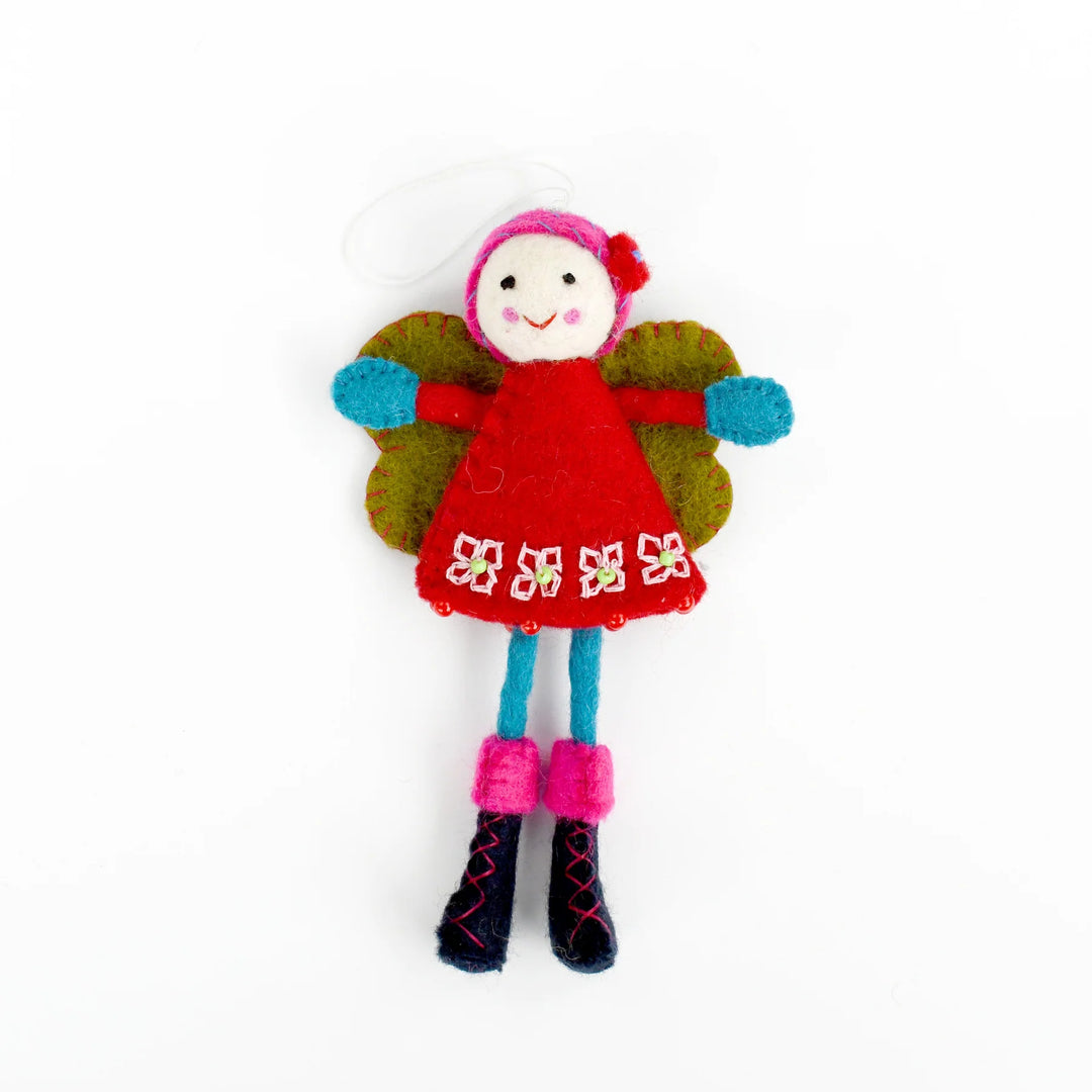 Felt Fairy - Red Dress