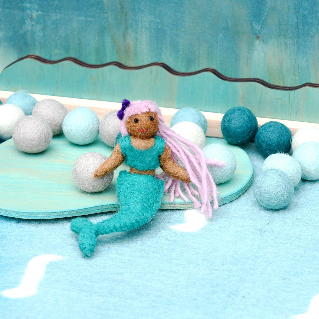 Felt Coral Mermaid Turquoise