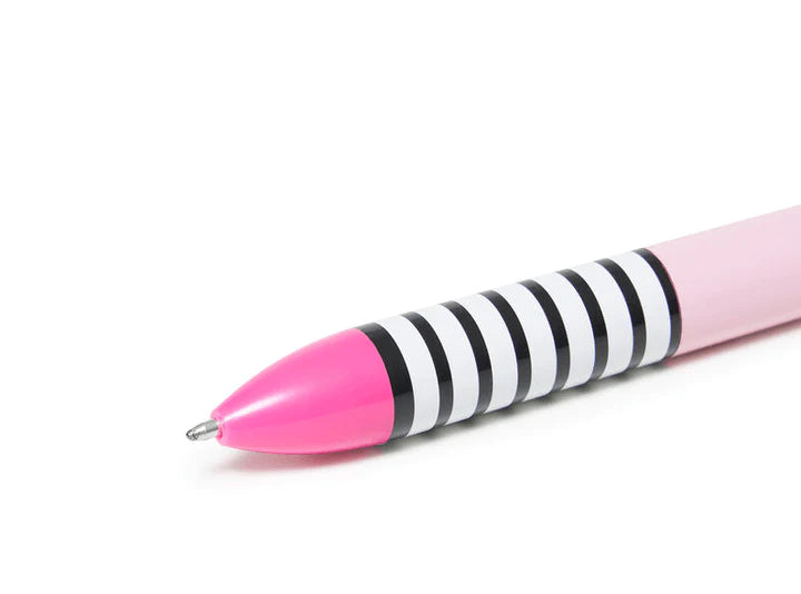 Click Clack Two Colour Ballpoint Pen - Flamingo