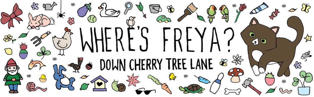 Where’s Freya Book - Down Cherry Tree Lane