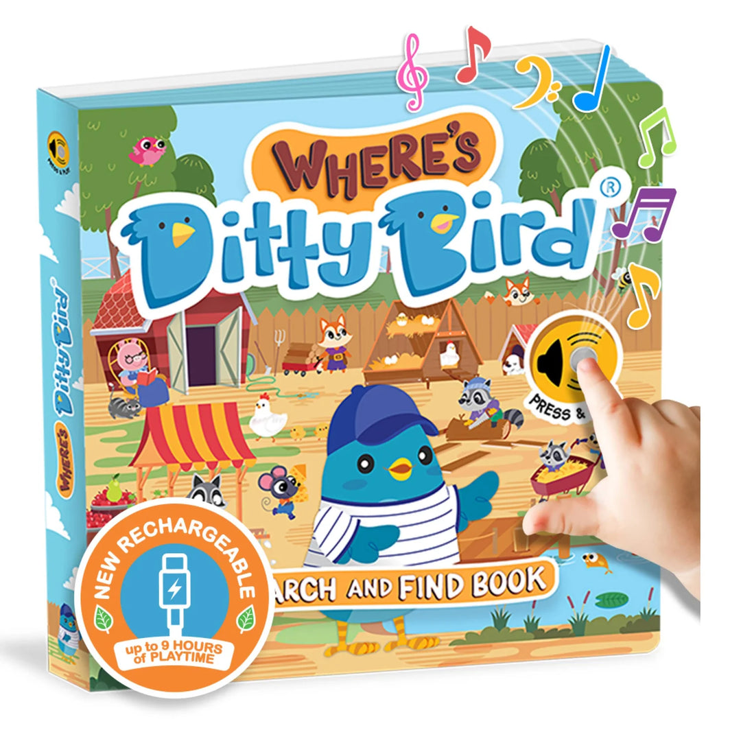 Ditty Bird Sound Book | Where's Ditty Bird?