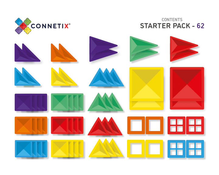 62 pc Rainbow Starter Pack