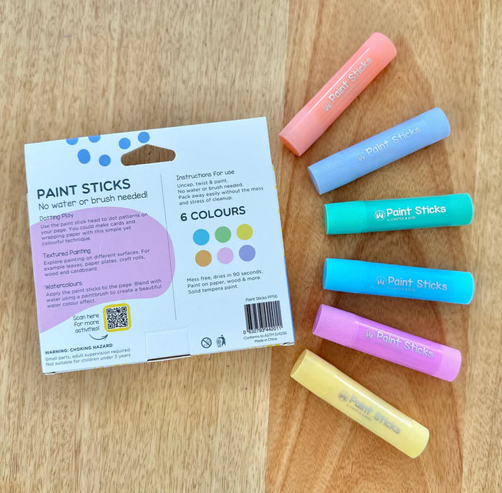 Paint Sticks | 6 Pack - Pastel