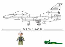 Model Bricks F-16C Falcon Fighter 521 PCS