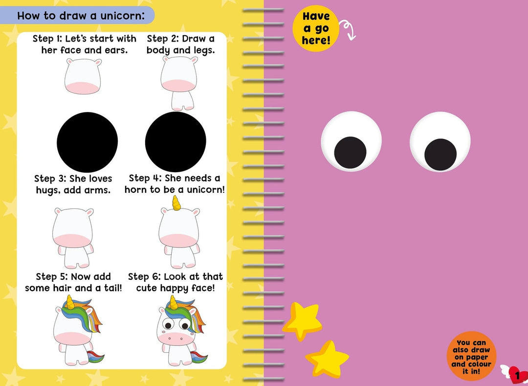 Draw, Learn & Play - Unicorn & Friends