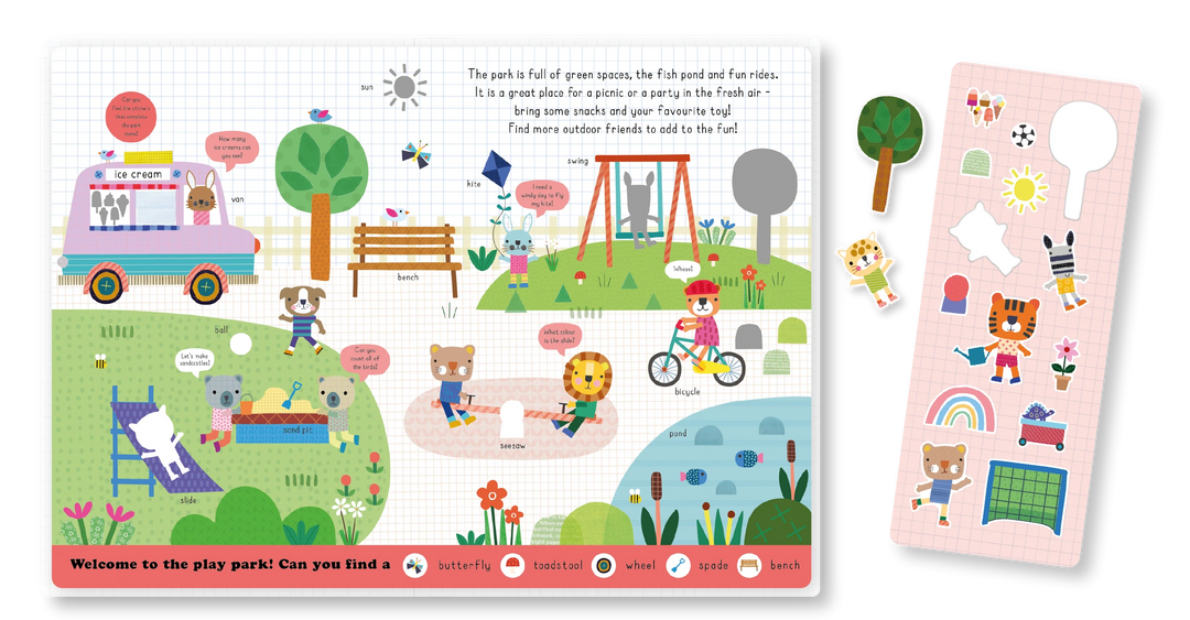 Stretchy Stickers | Town