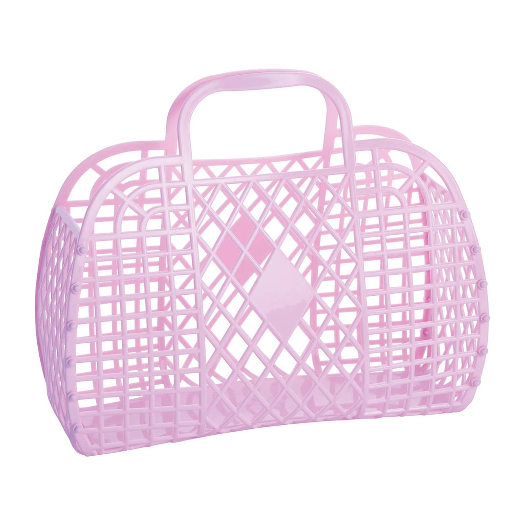 Sun Jellies Retro Basket | Large - Lilac