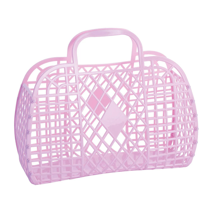 Sun Jellies Retro Basket | Large - Lilac