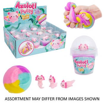 Fluffy Slime - Axolotl