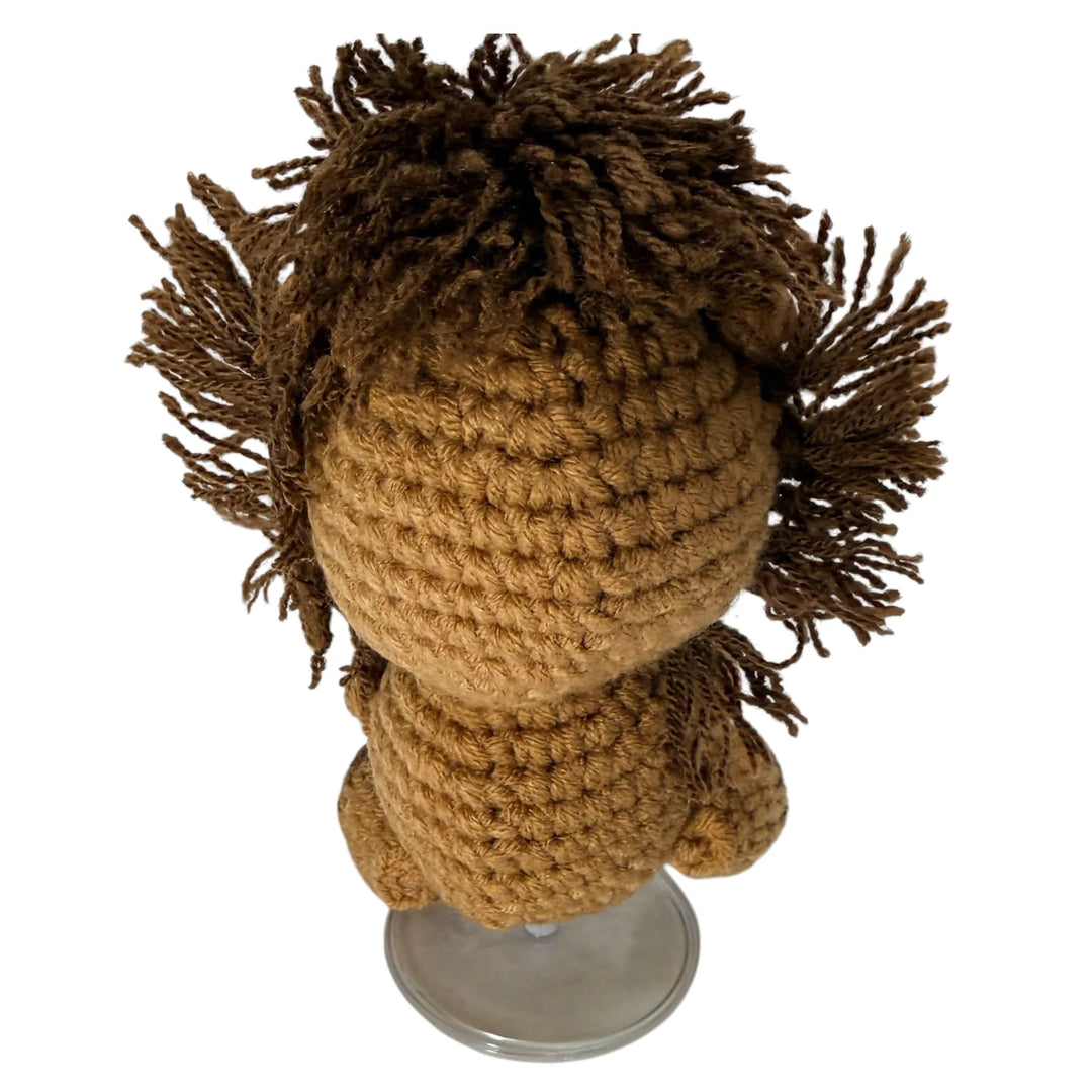 Mini Hand Crochet Plush Support | Courage Doesn't Always Roar Lion