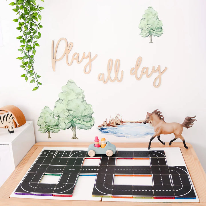 TileTek - 40 Piece Tile Topper - Road Pack