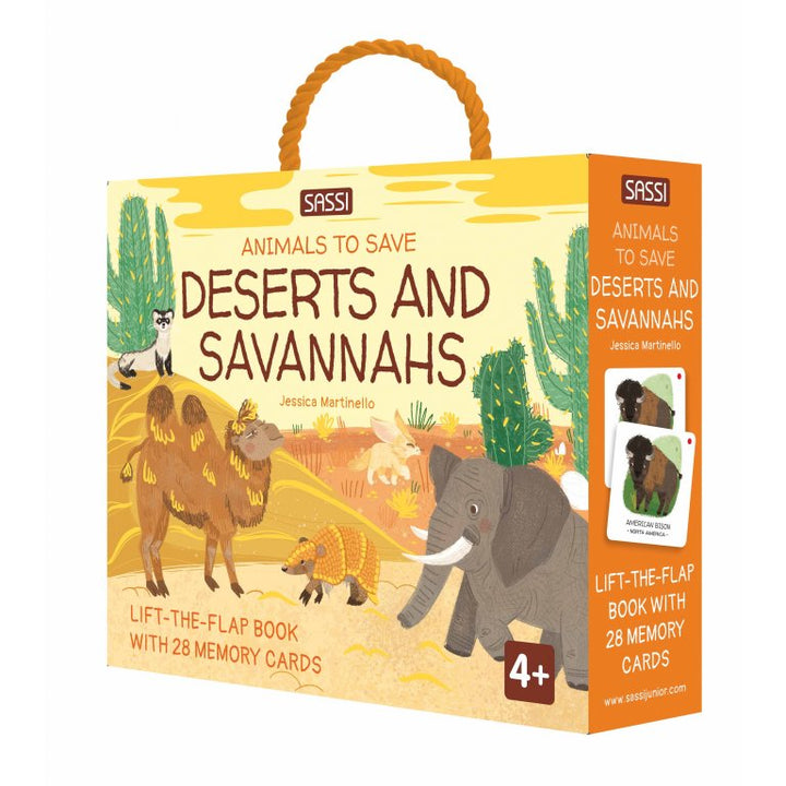 Book and Matching Game | Deserts and Savannahs