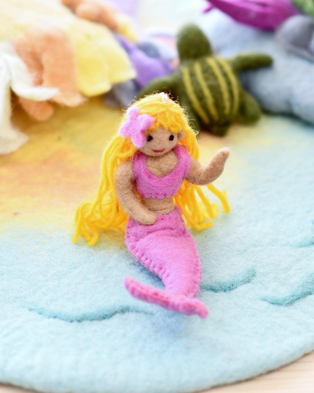 Felt Coral Mermaid Pink
