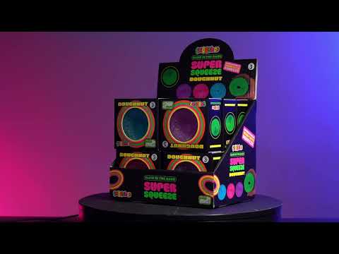 Smoosho's - Super Squeeze Glow-in-the-dark Doughnut