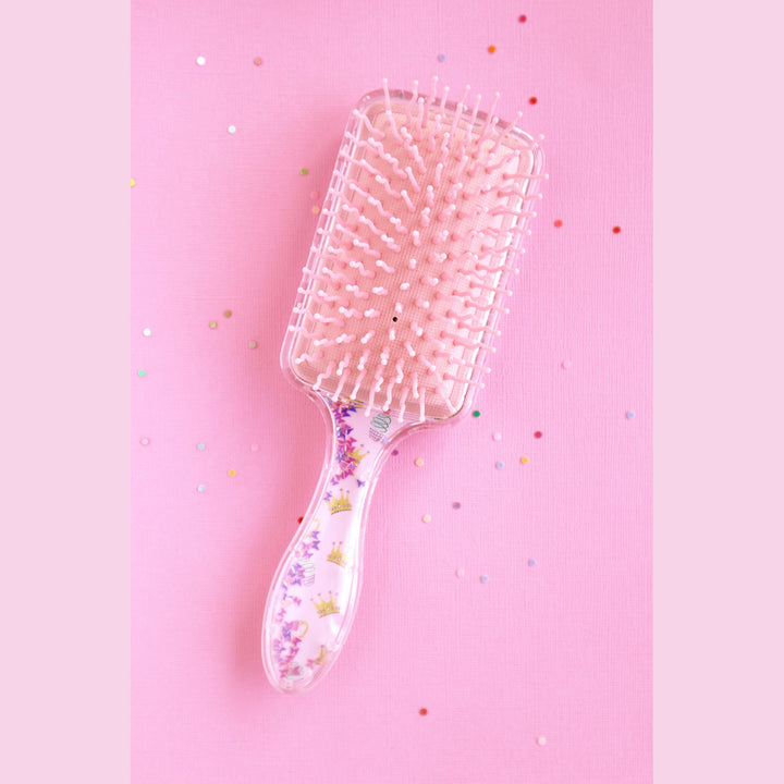 Glitter Boxed Hair Brush - La Princesse