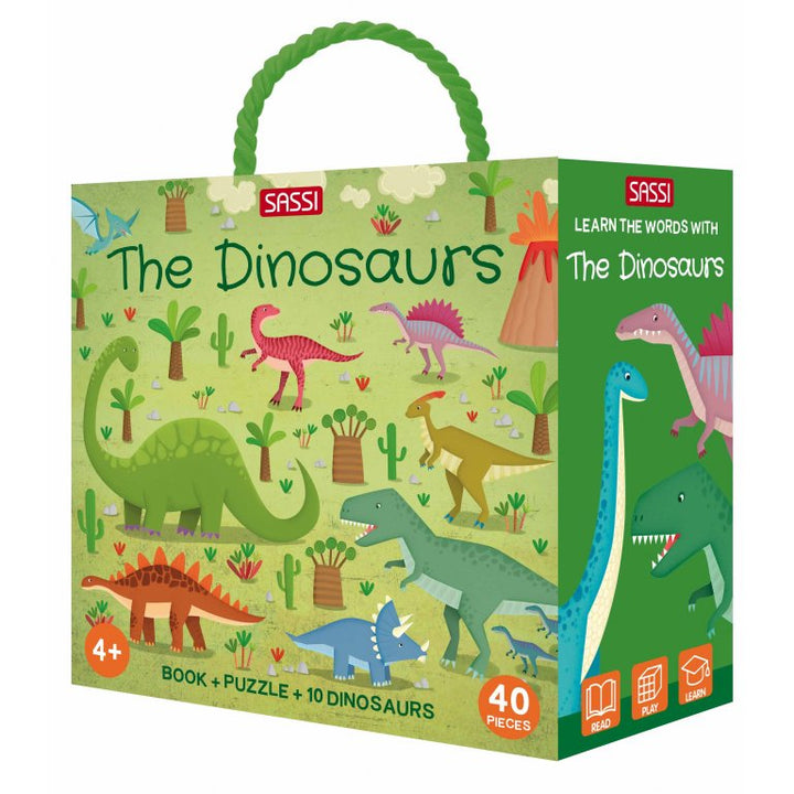 3D Puzzle and Book Set - Dinosaurs