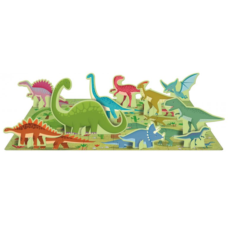 3D Puzzle and Book Set - Dinosaurs