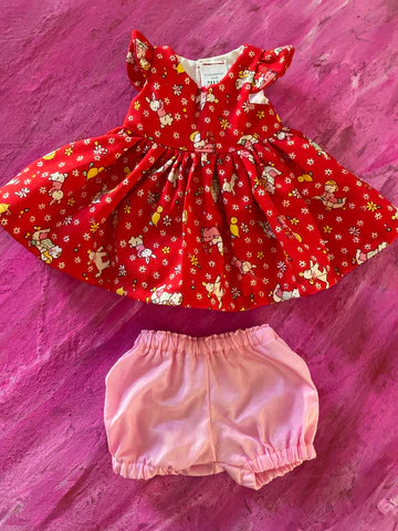 38cm Dress - Vintage Spring - Red