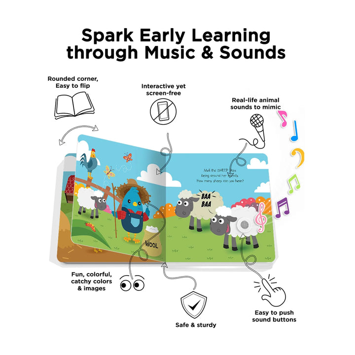 Ditty Bird Sound Book - Farm Animal Sounds