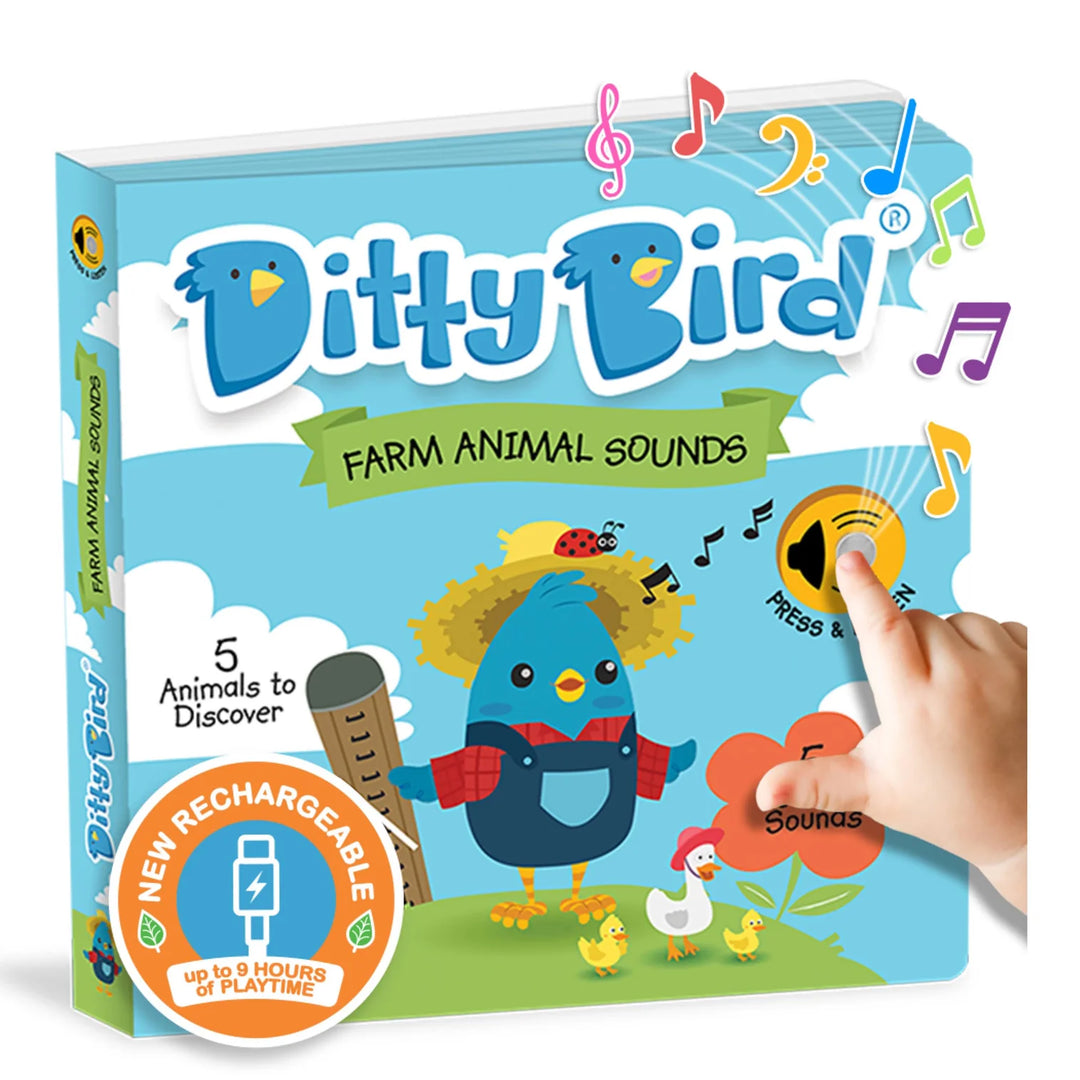 Ditty Bird Sound Book - Farm Animal Sounds
