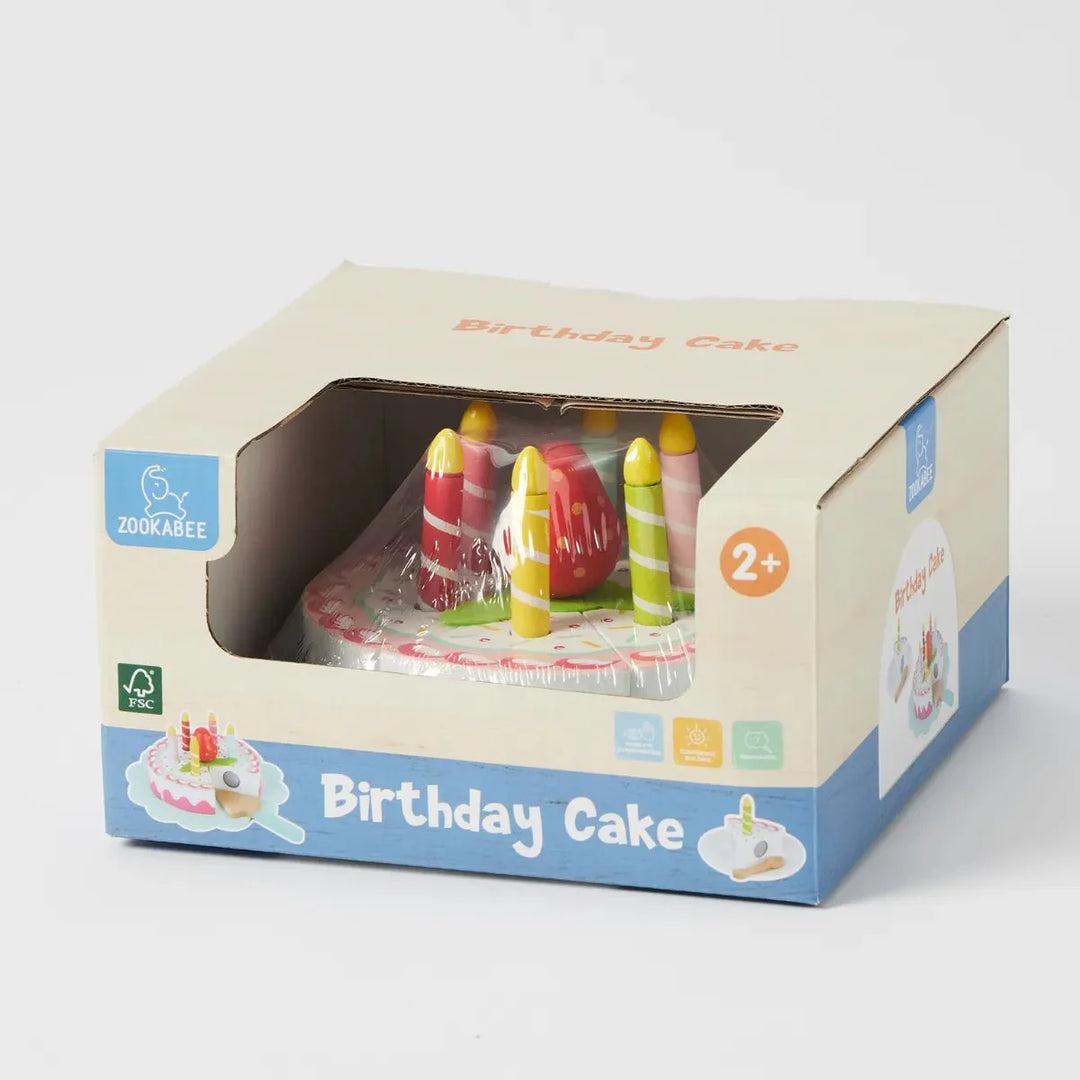 Wooden Birthday Cake