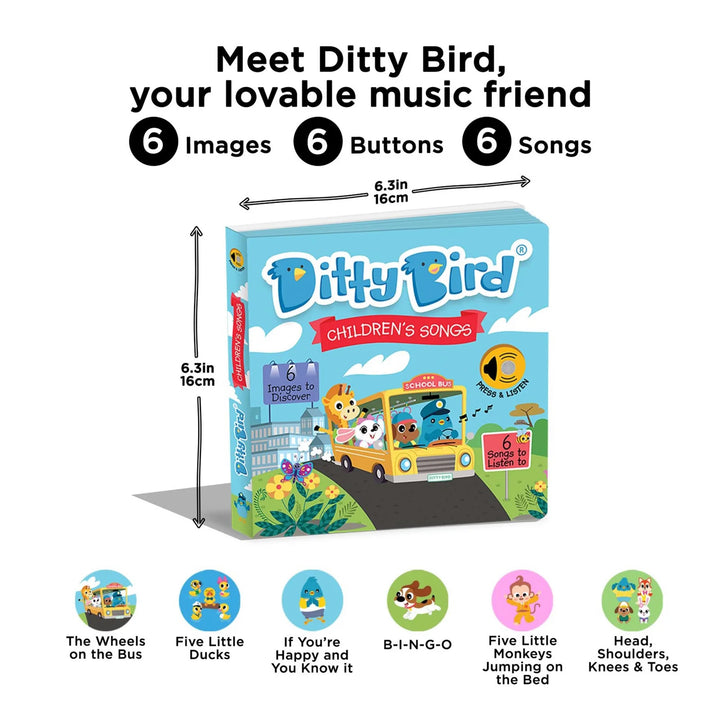 Ditty Bird Sound Book - Children's Songs