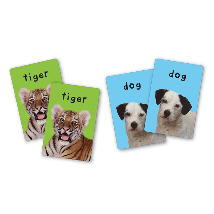 First 100 Matching Card Game | Animals