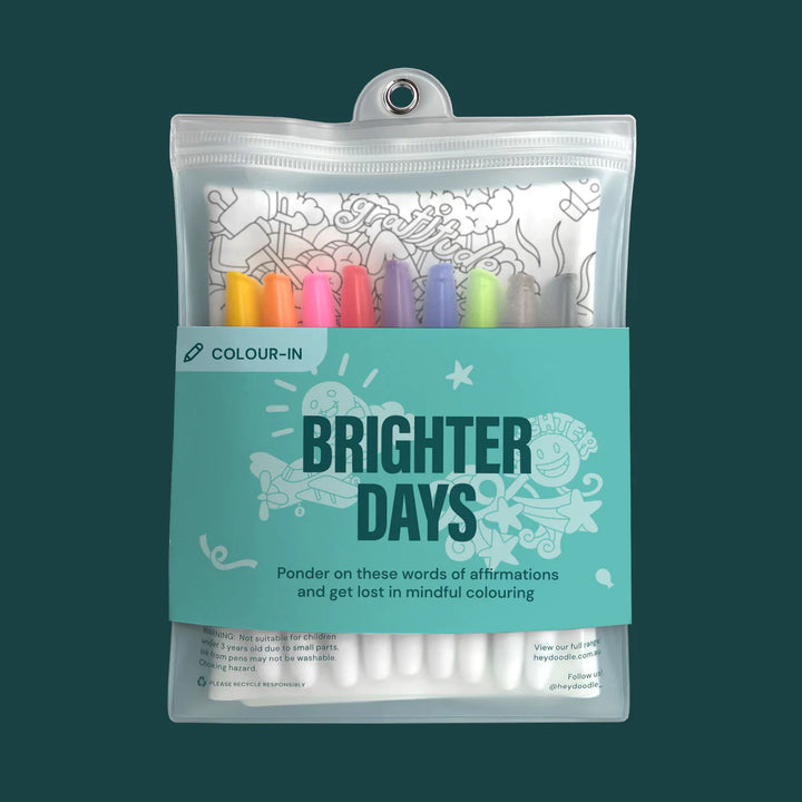 Reusable Colour-in Placemat Brighter Days