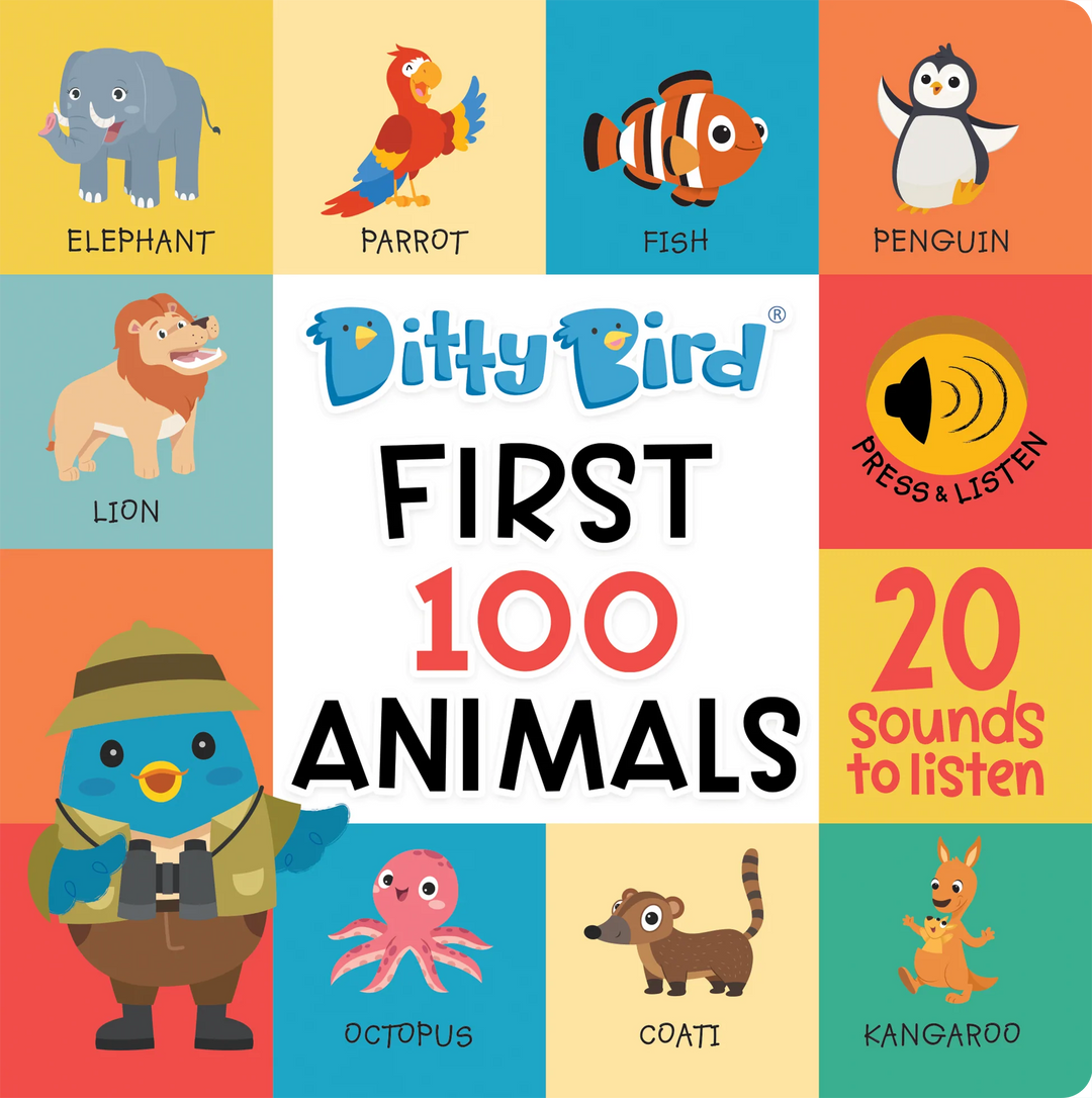 Ditty Bird Sound Book - First 100 Animals