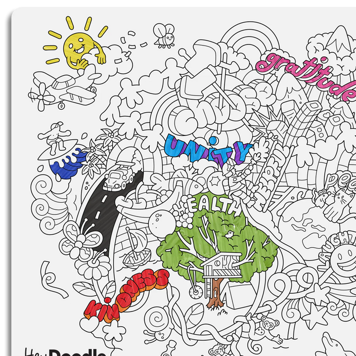 Reusable Colour-in Placemat Brighter Days