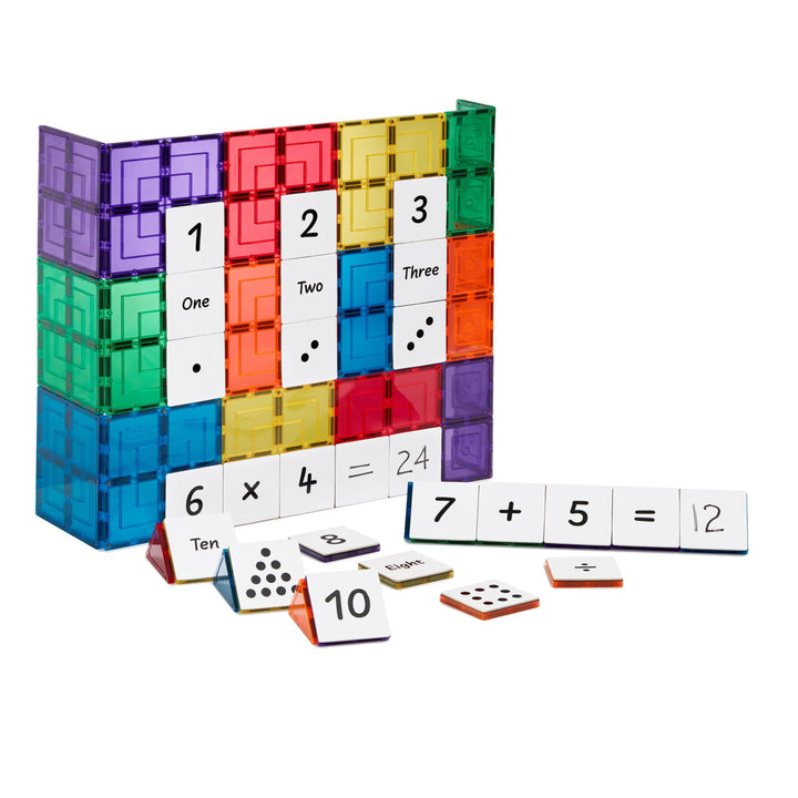Magnetic Tile Toppers - Numeracy Pack