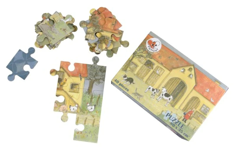 Puzzle in a Case - Farm 40 Pieces
