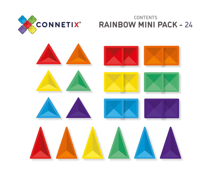 Mini Pack - Rainbow 24 Pieces