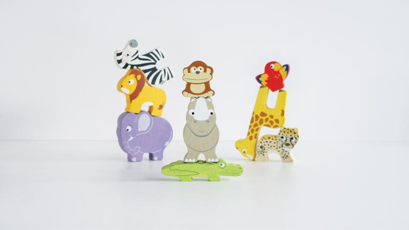 Stacking Animals & Bag | Africa