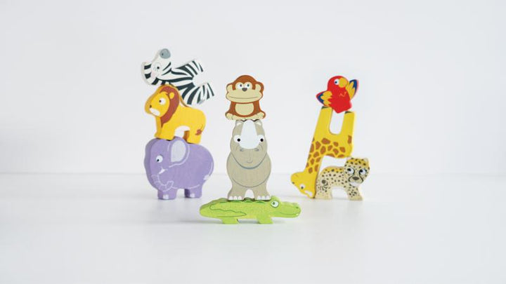 Stacking Animals & Bag | Africa