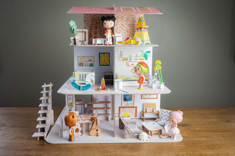 Dolls House - DIY Cut Out and Colour