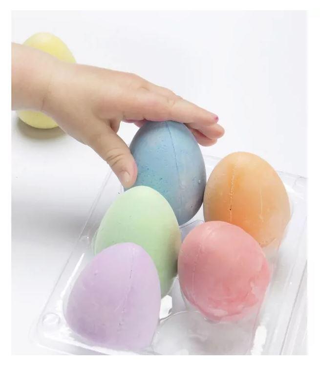 Easi-Grip Egg Chalk - Set of 6