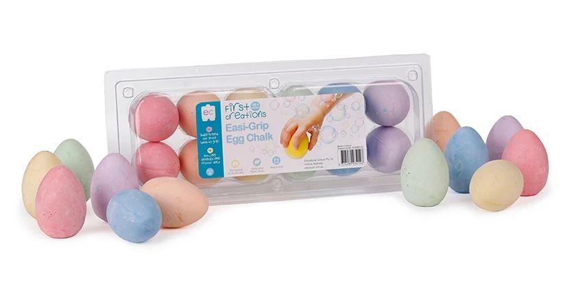 Easi-Grip Egg Chalk - Set of 12