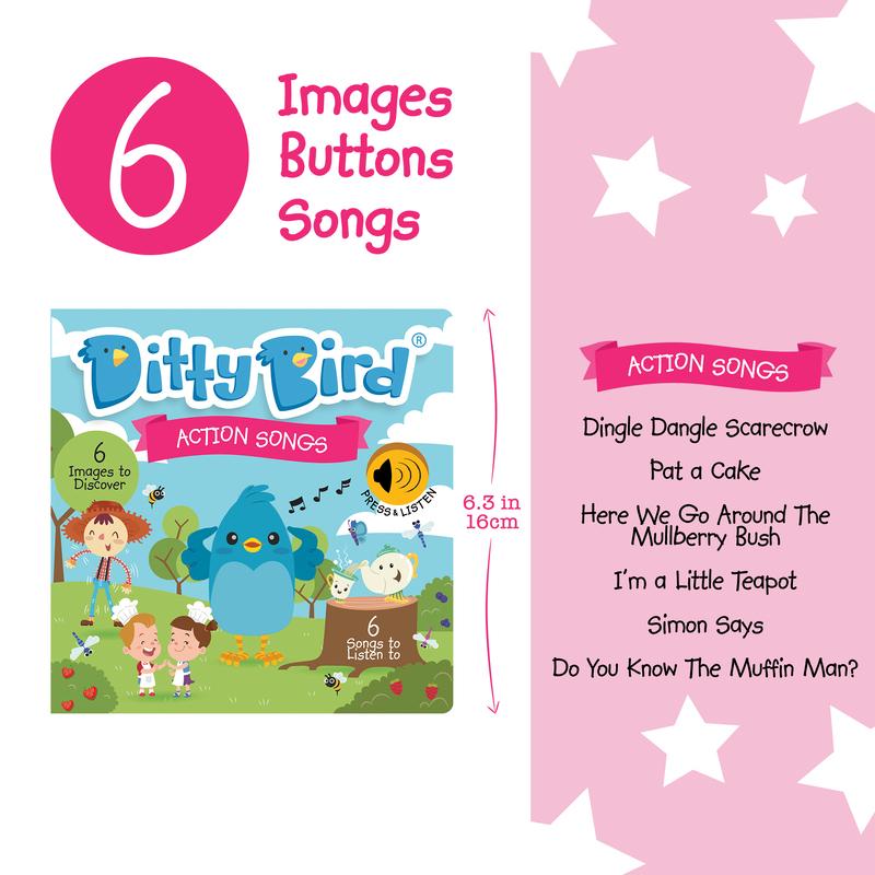 Ditty Bird Sound Book - Action Songs